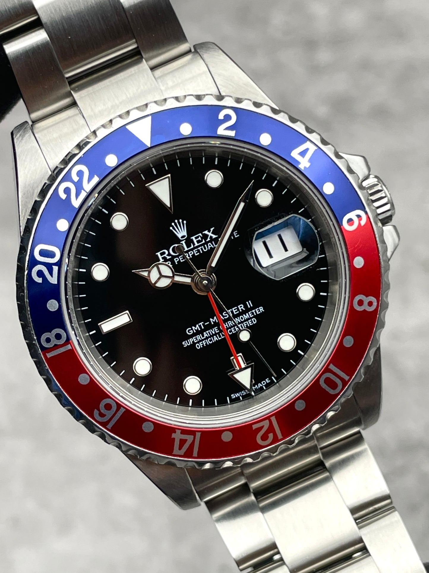 Rolex GMT-Master II 16710 | Cal. 3186 Stick dial