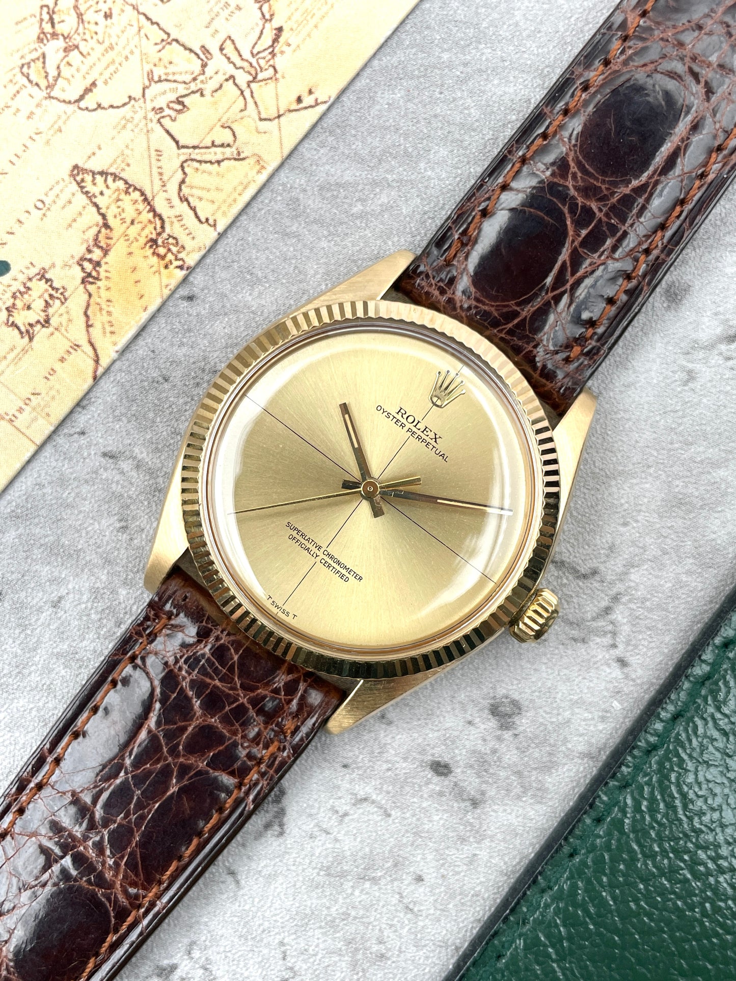 Rolex Oyster Perpetual 34 Zephyr dial