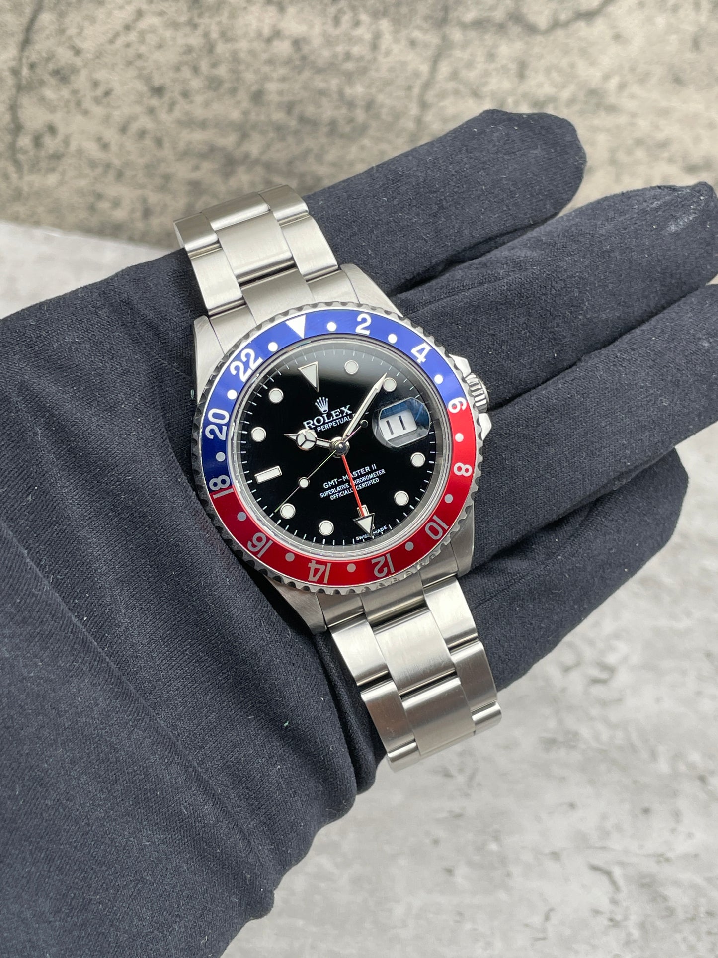 Rolex GMT-Master II 16710 | Cal. 3186 Stick dial