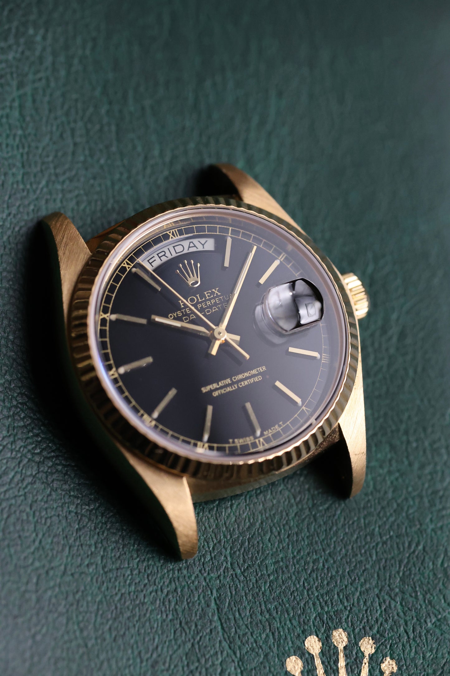 Rolex Day-date 18038 | Black Dial