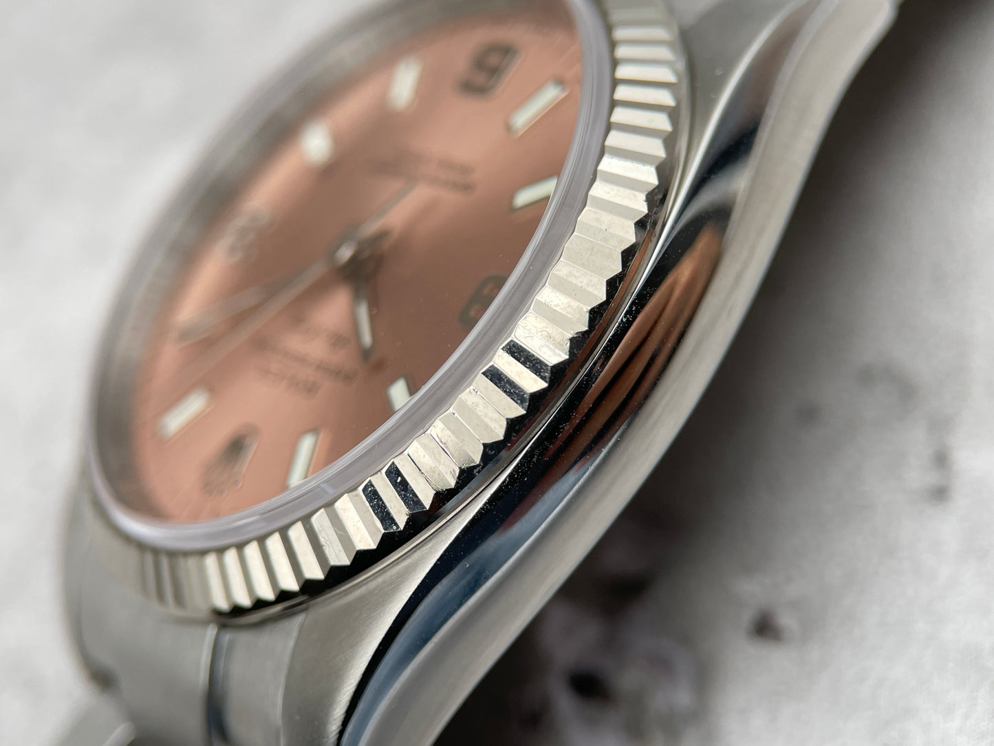 Rolex Airking 114234 | Pink Dial