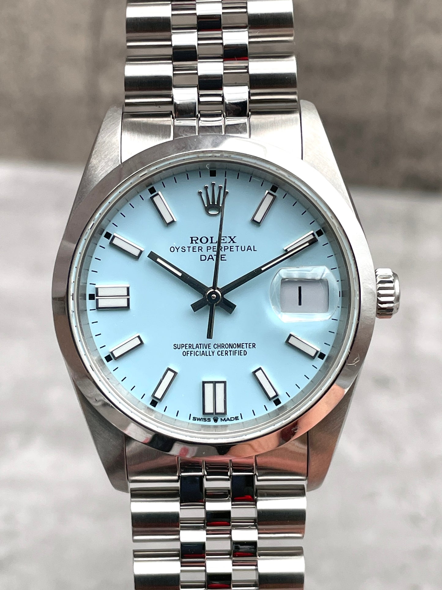 Rolex Oyster Perpetual Date 15000 | Custom dial