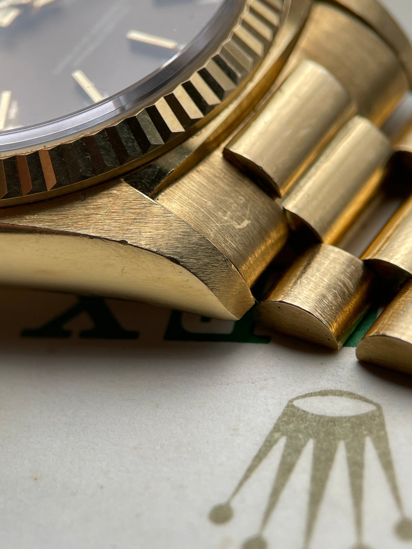 Rolex Day-date 18038 | Havana Dial | D’agosto Full Set