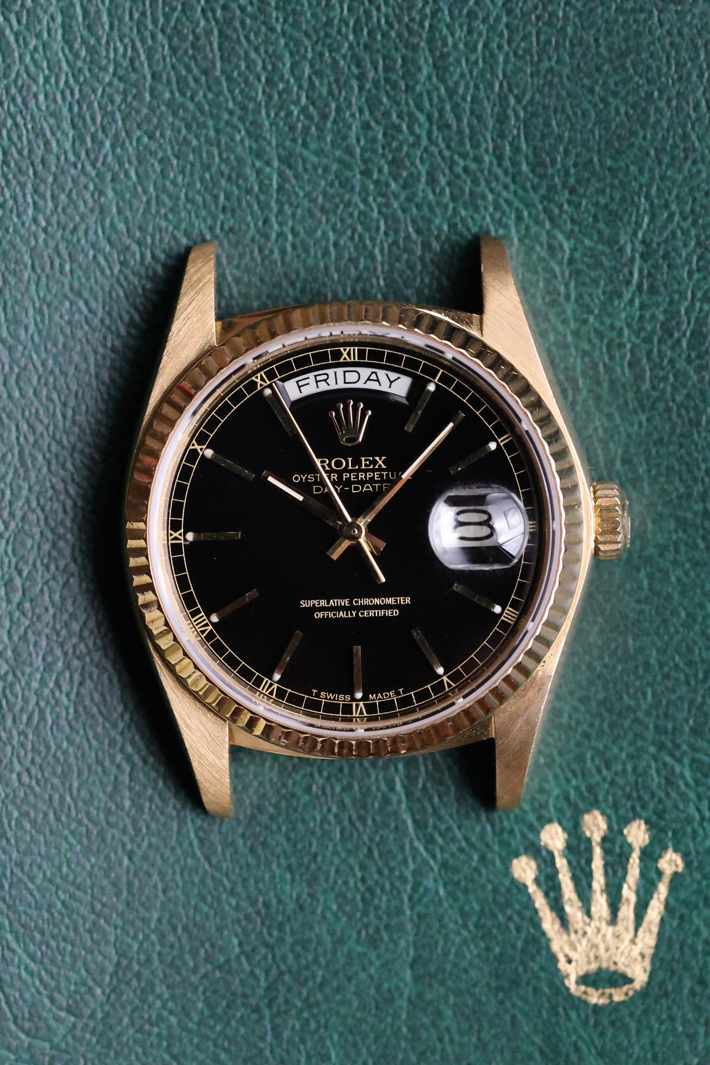 Rolex Day-date 18038 | Black Dial