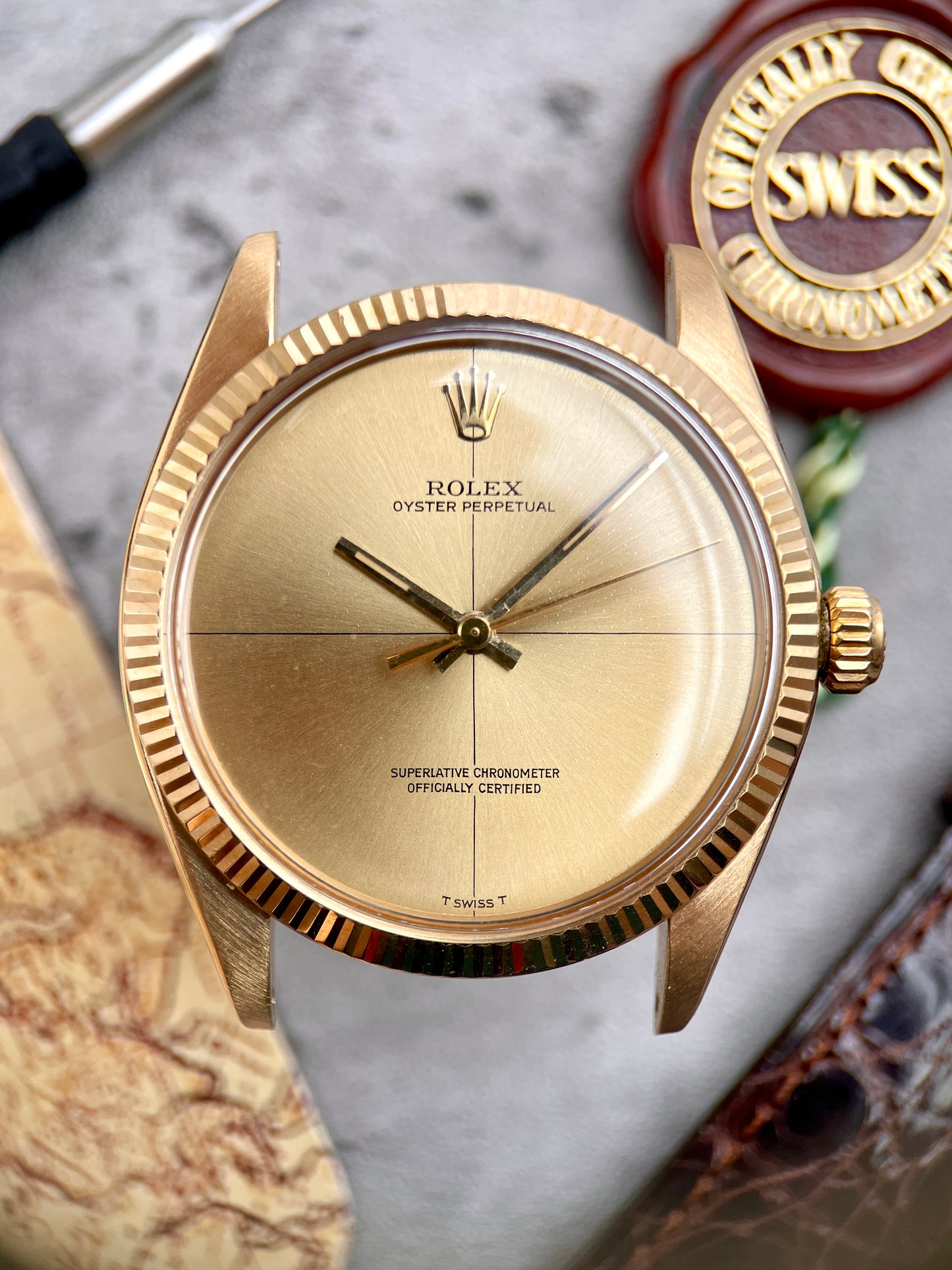 Rolex Oyster Perpetual 34 Zephyr dial