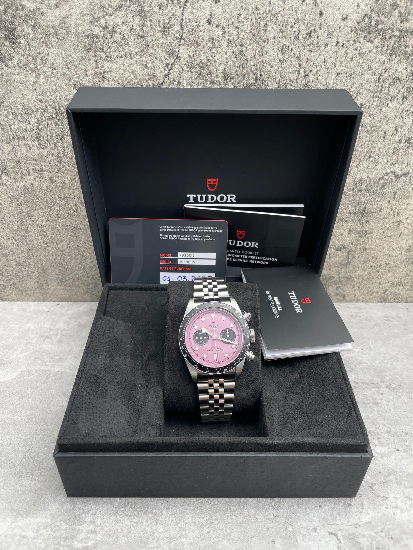 Tudor Black Bay Pink