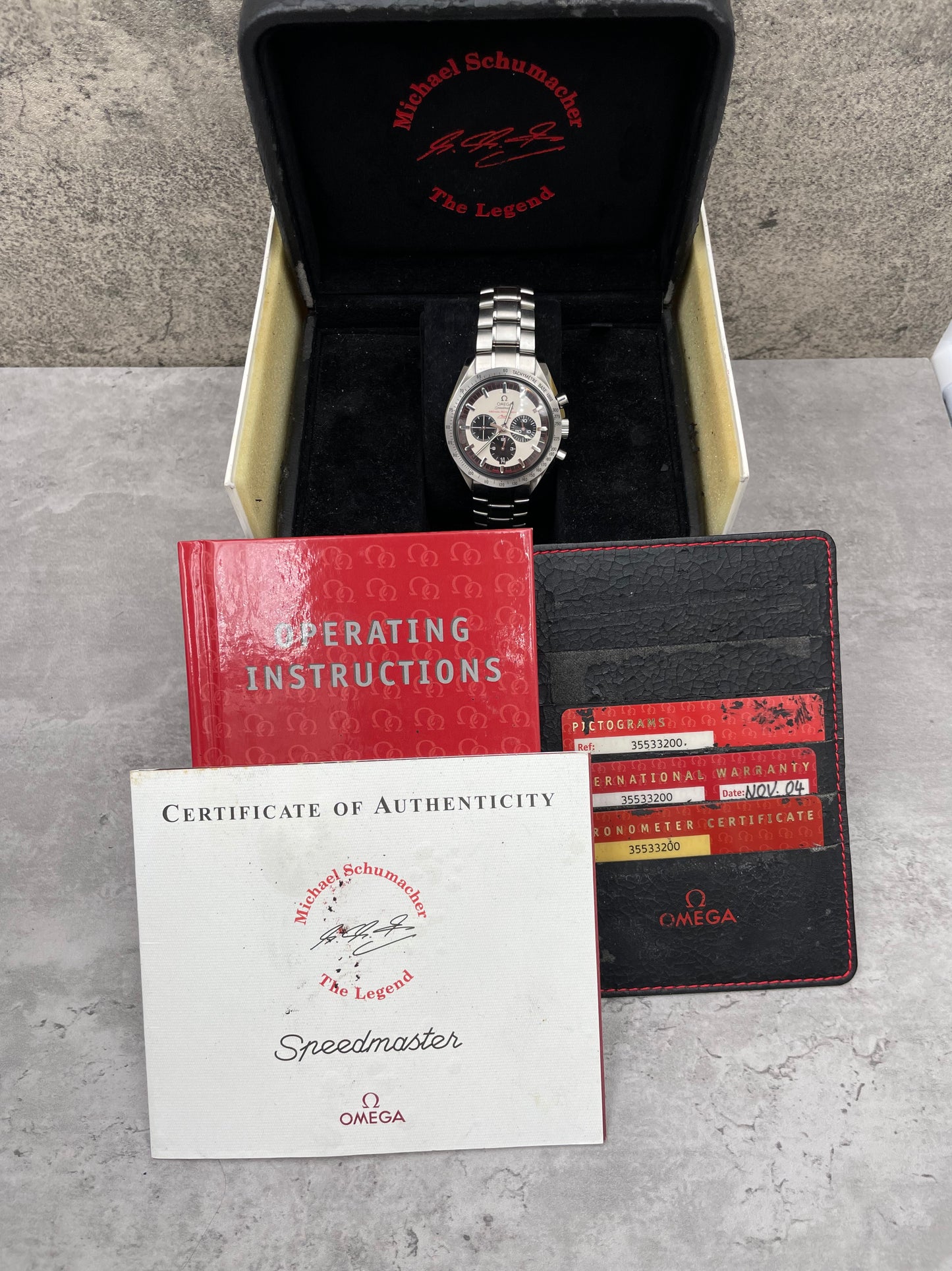 Omega Speedmaster Michael Schumacher NOS