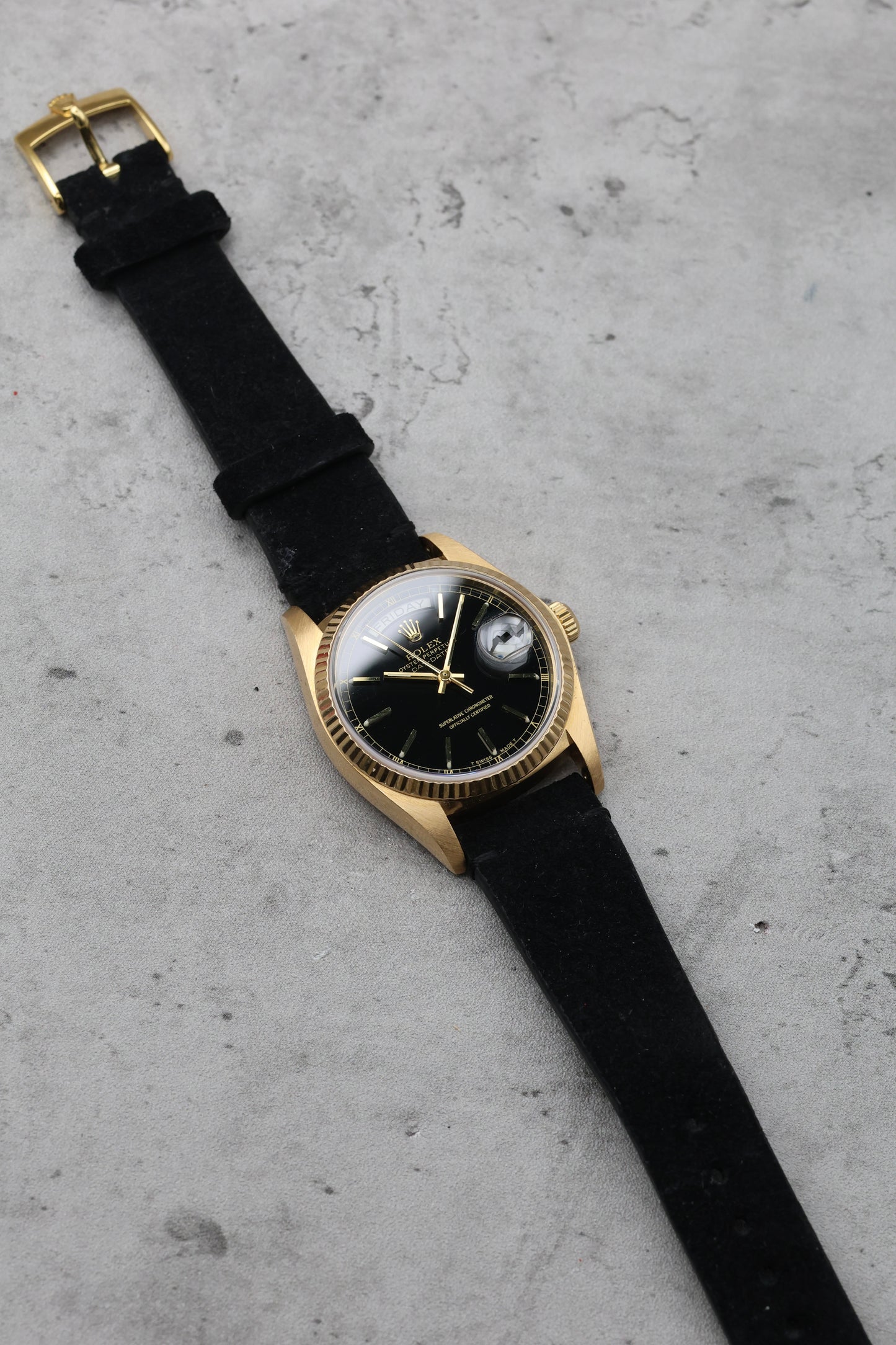 Rolex Day-date 18038 | Black Dial