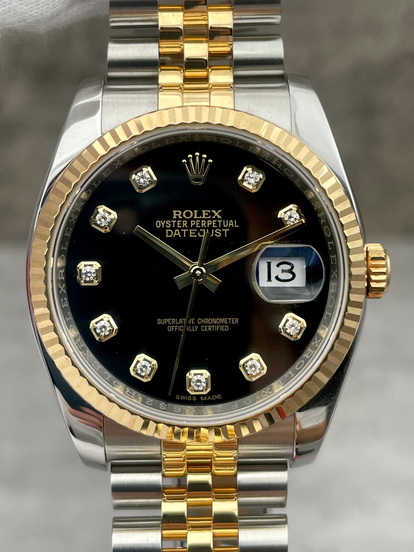 Rolex Datejust 116233 con Diamantes