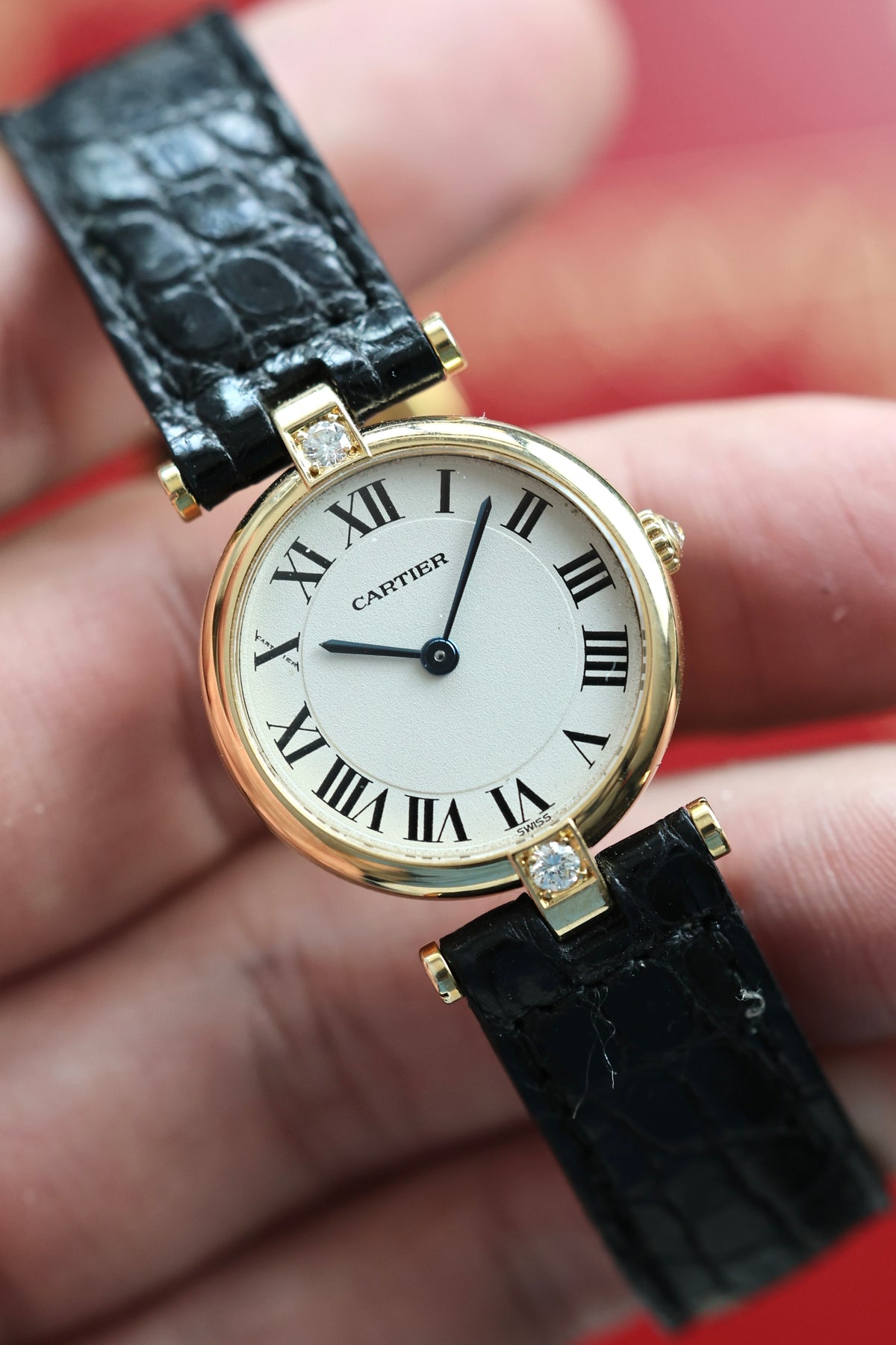Cartier Vendome 18k Diamond 881076