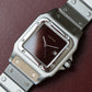 Cartier Santos Carrée 2960 Burgundy | Full set