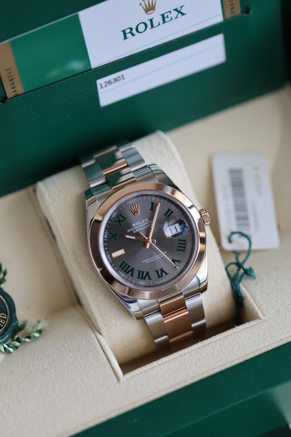 Rolex Datejust 126301 Wimbledon |2019
