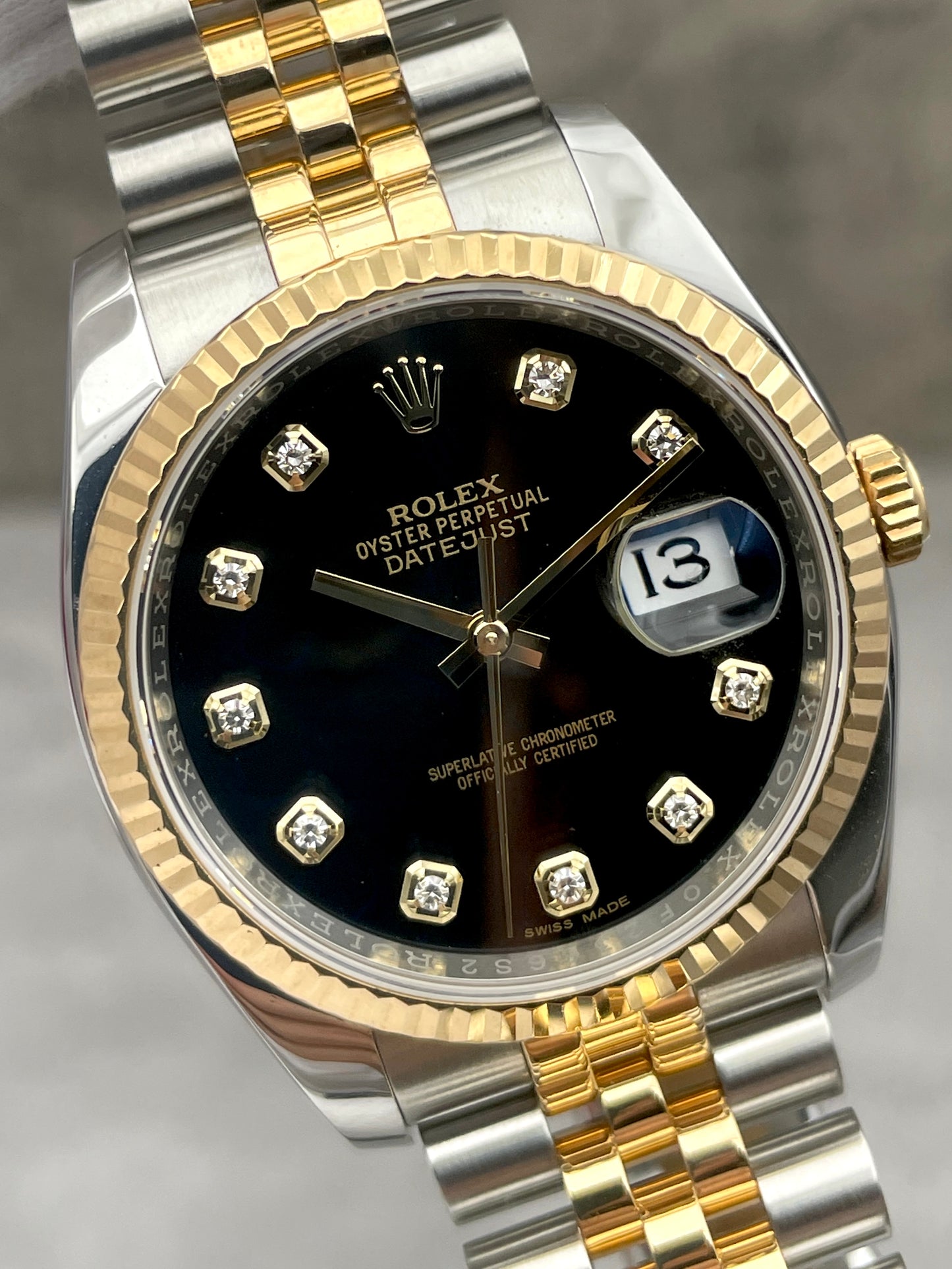 Rolex Datejust 116233 con Diamantes