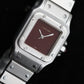 Cartier Santos 0901 Burgundy