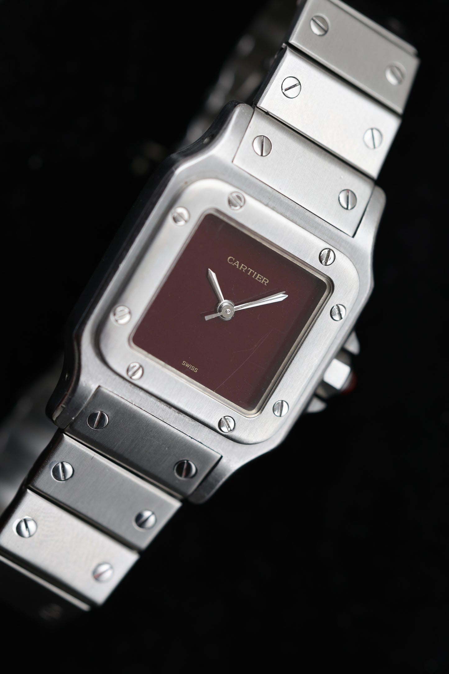 Cartier Santos 0901 Burgundy