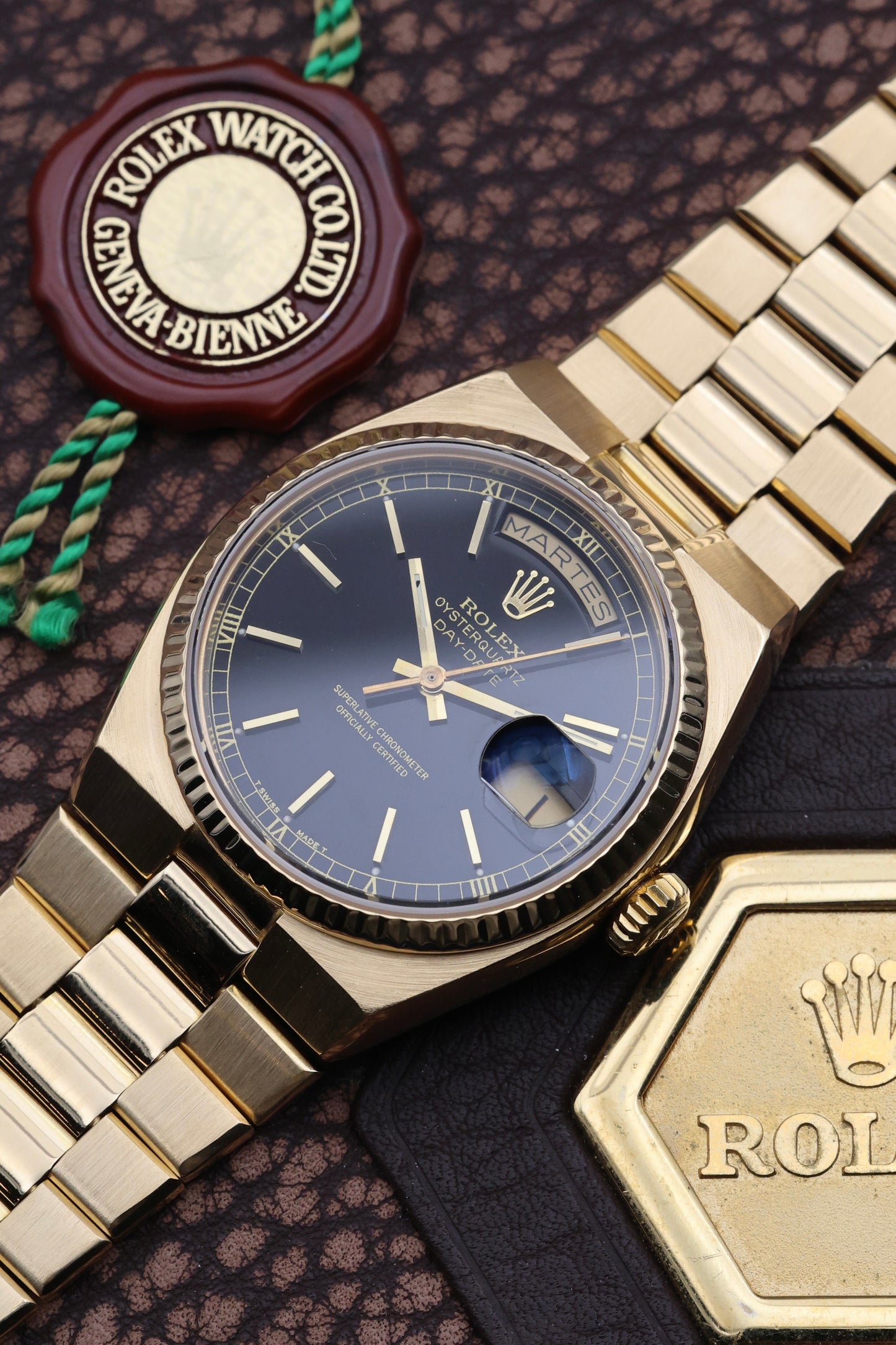 Rolex Day-date Oysterquartz 19018 | Full Set 1986