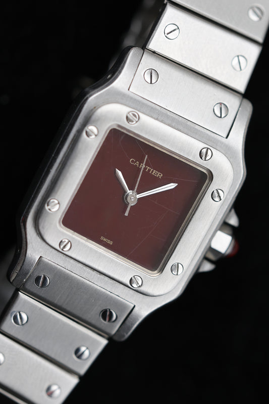 Cartier Santos 0901 Burgundy