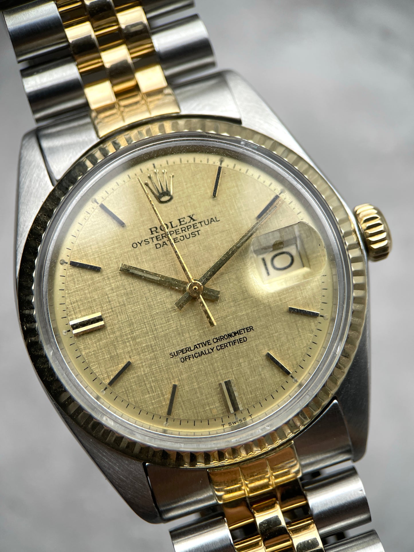 Rolex Datejust 36 1601 Linen dial