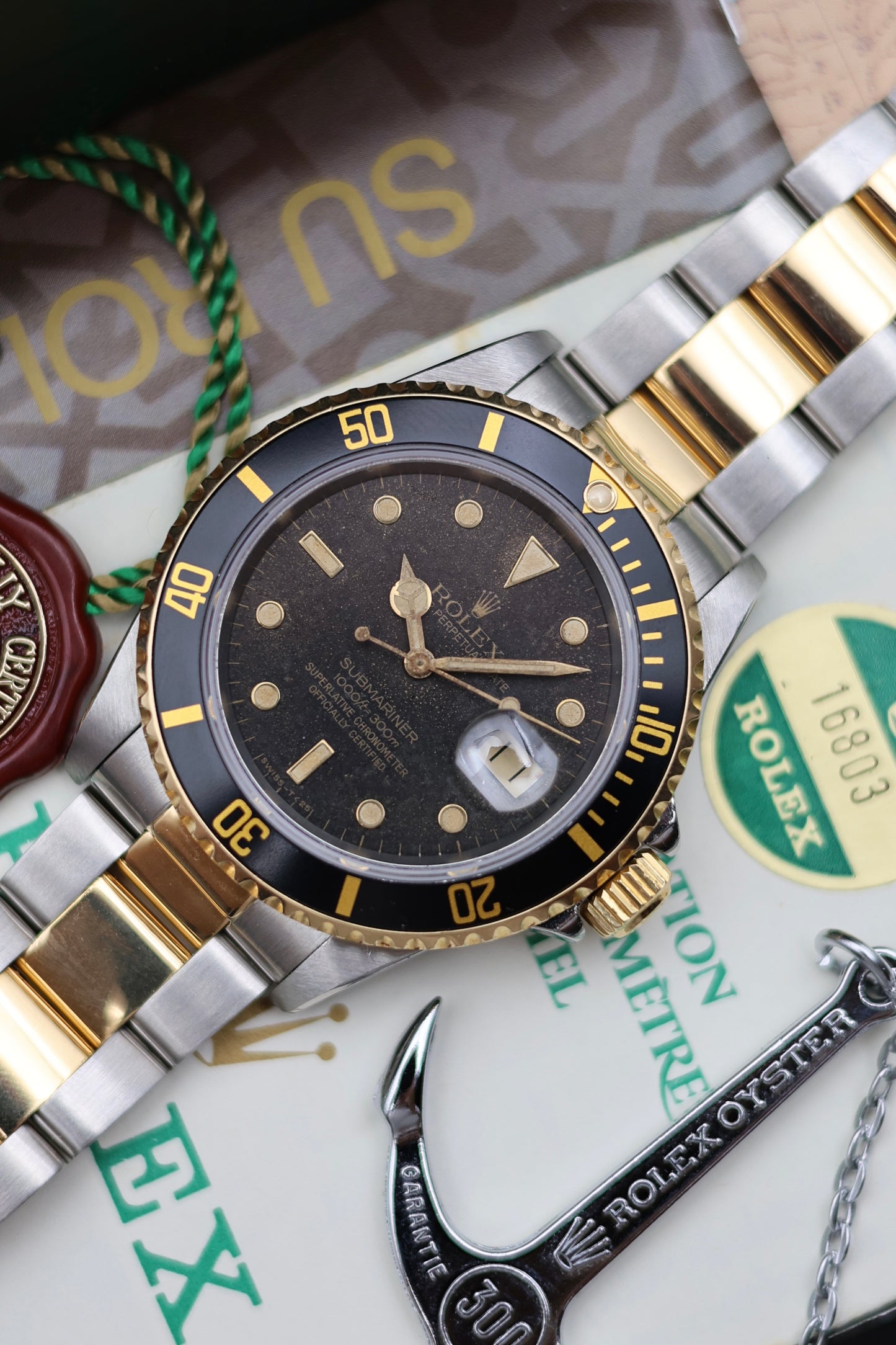 Rolex Submariner 16803 Sun burst | Full Set