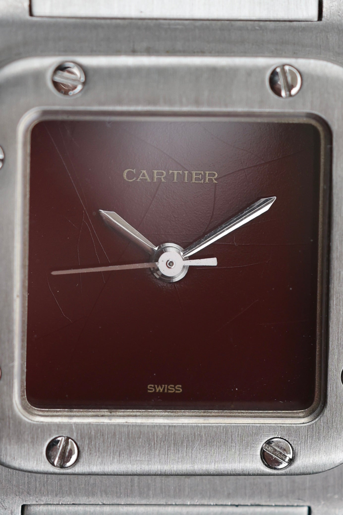 Cartier Santos 0901 Burgundy