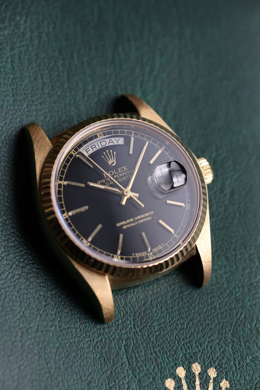 Rolex Day-date 18038 | Black Dial