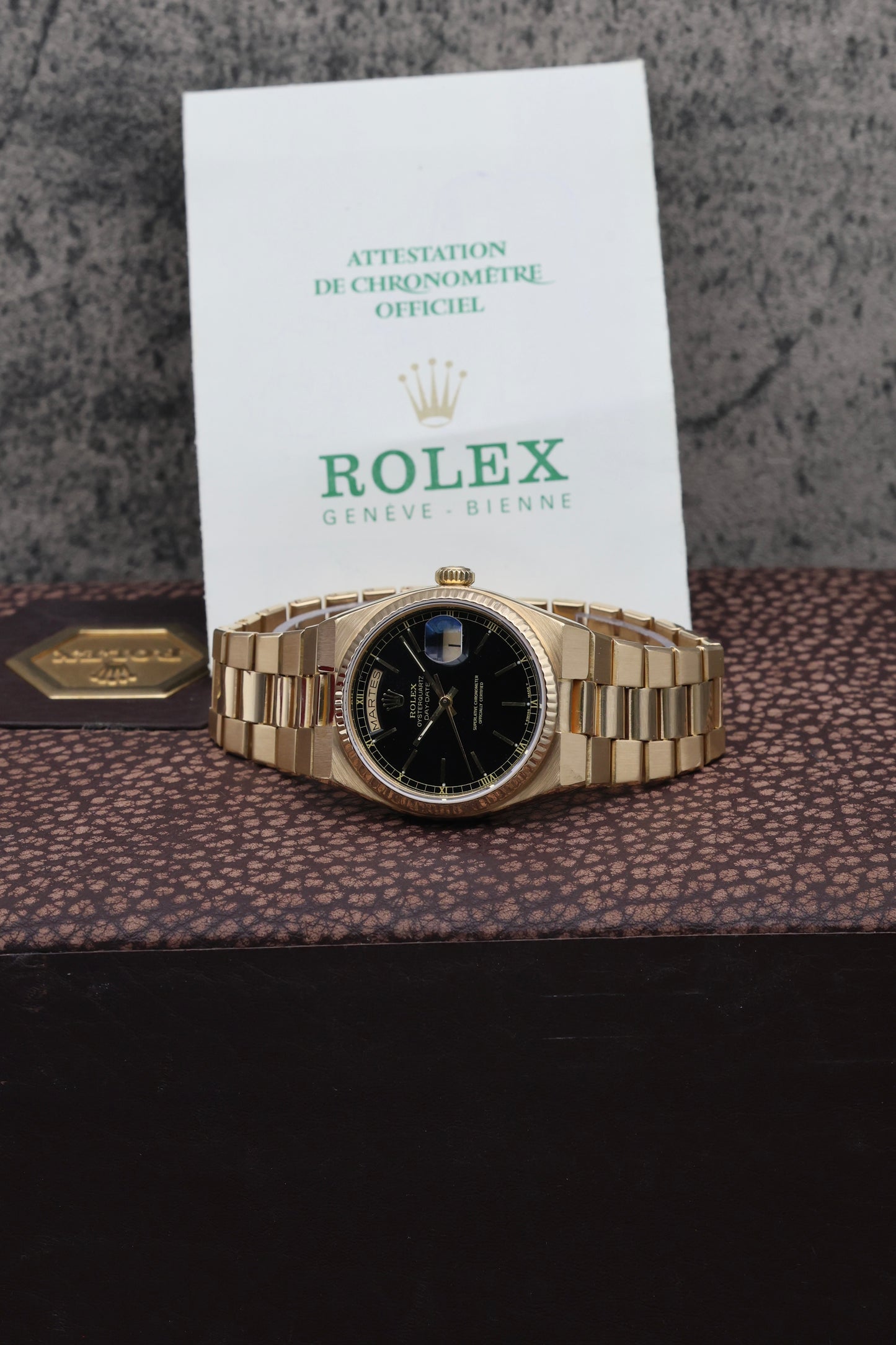 Rolex Day-date Oysterquartz 19018 | Full Set 1986