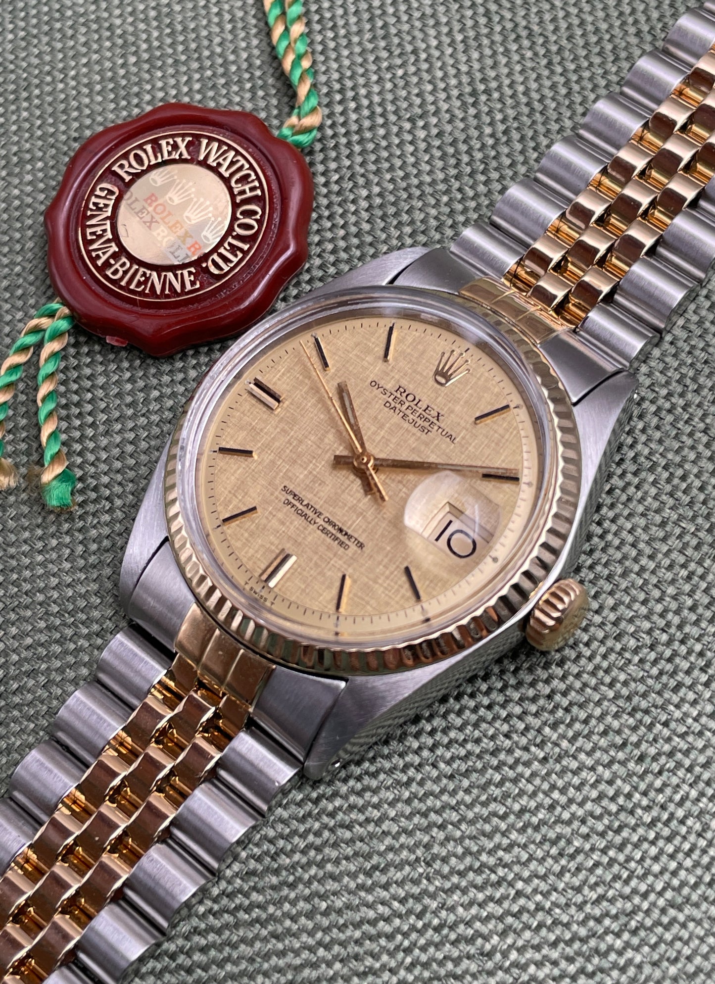 Rolex Datejust 36 1601 Linen dial