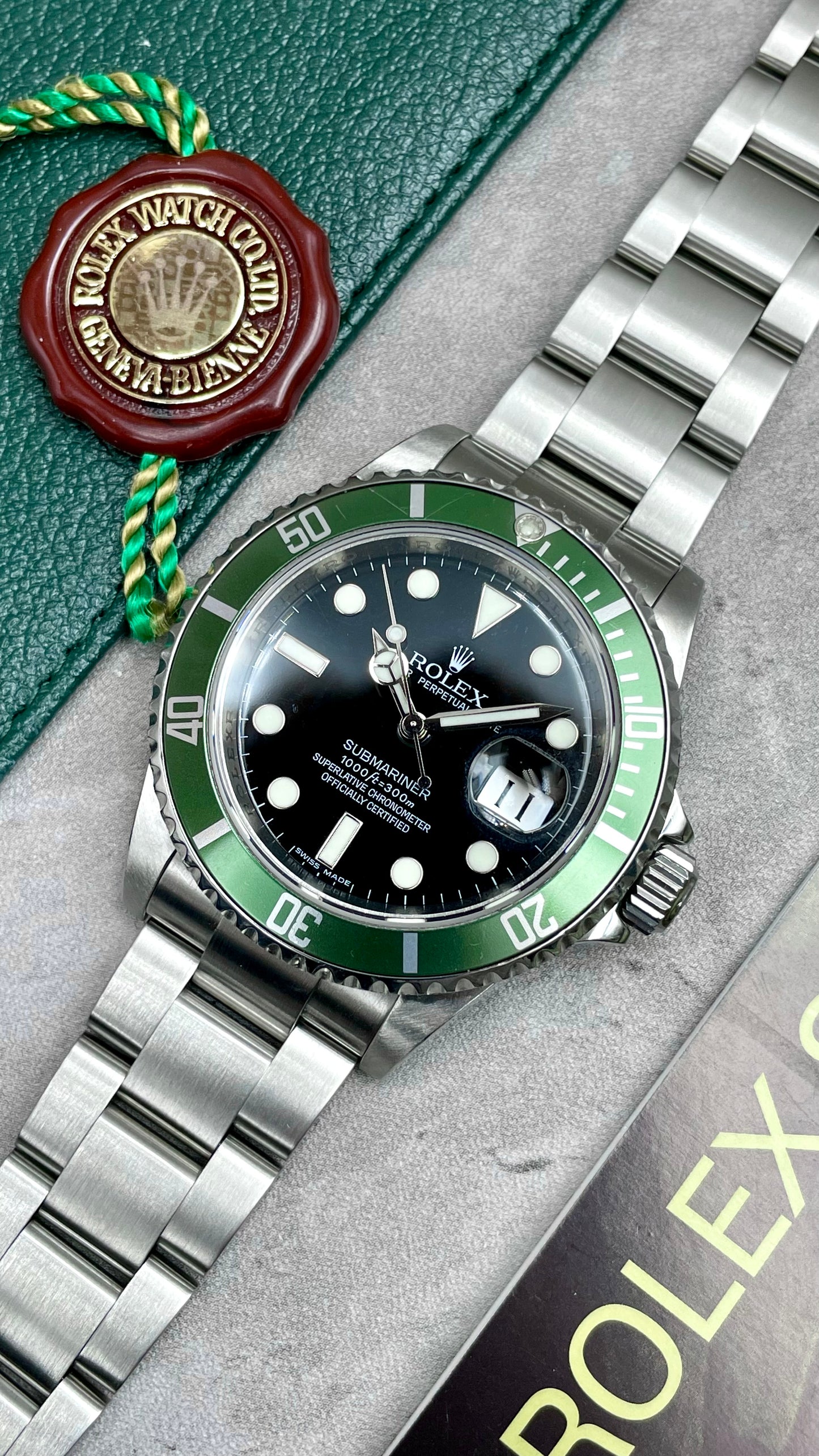 Rolex Submariner “Kermit” 16610lv