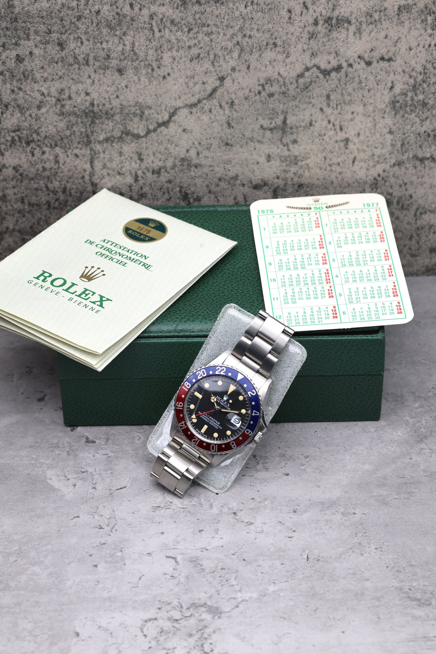 Rolex GMT-Master 1675 Full set 1976