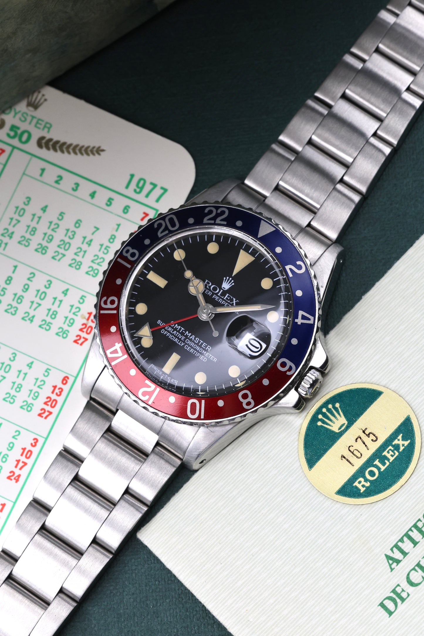 Rolex GMT-Master 1675 Full set 1976