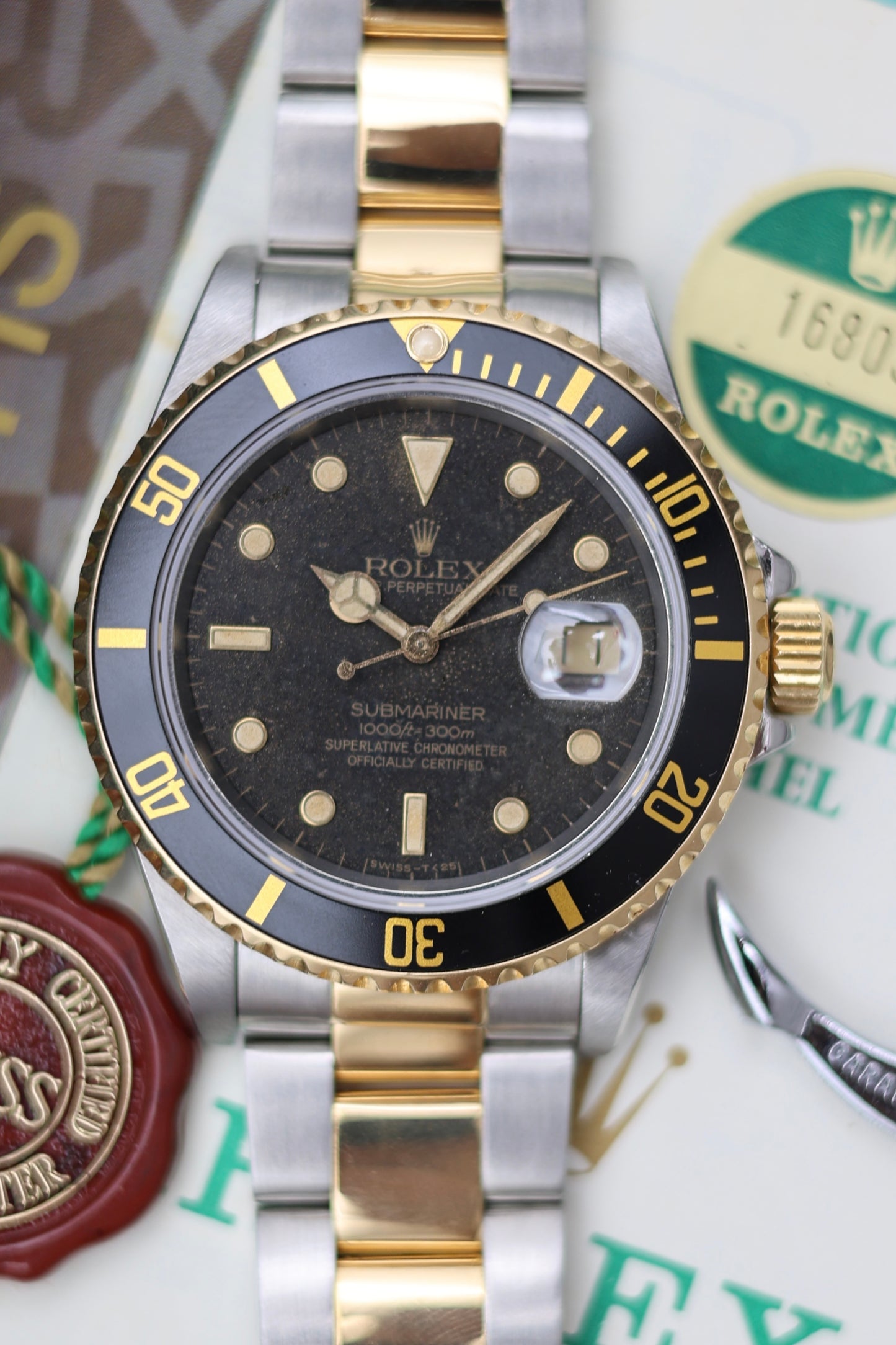 Rolex Submariner 16803 Sun burst | Full Set
