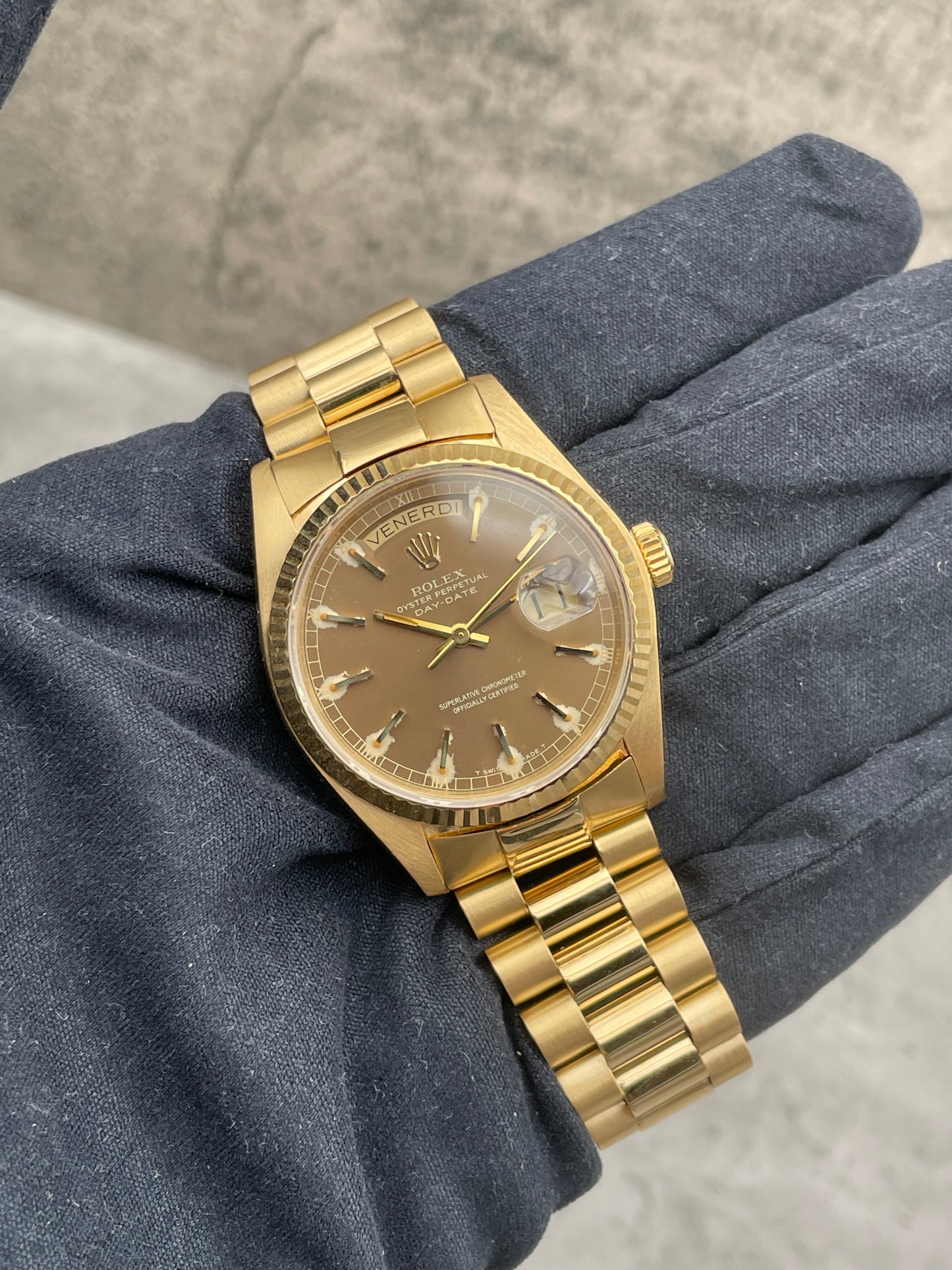 Rolex Day-date 18038 Havana Dial