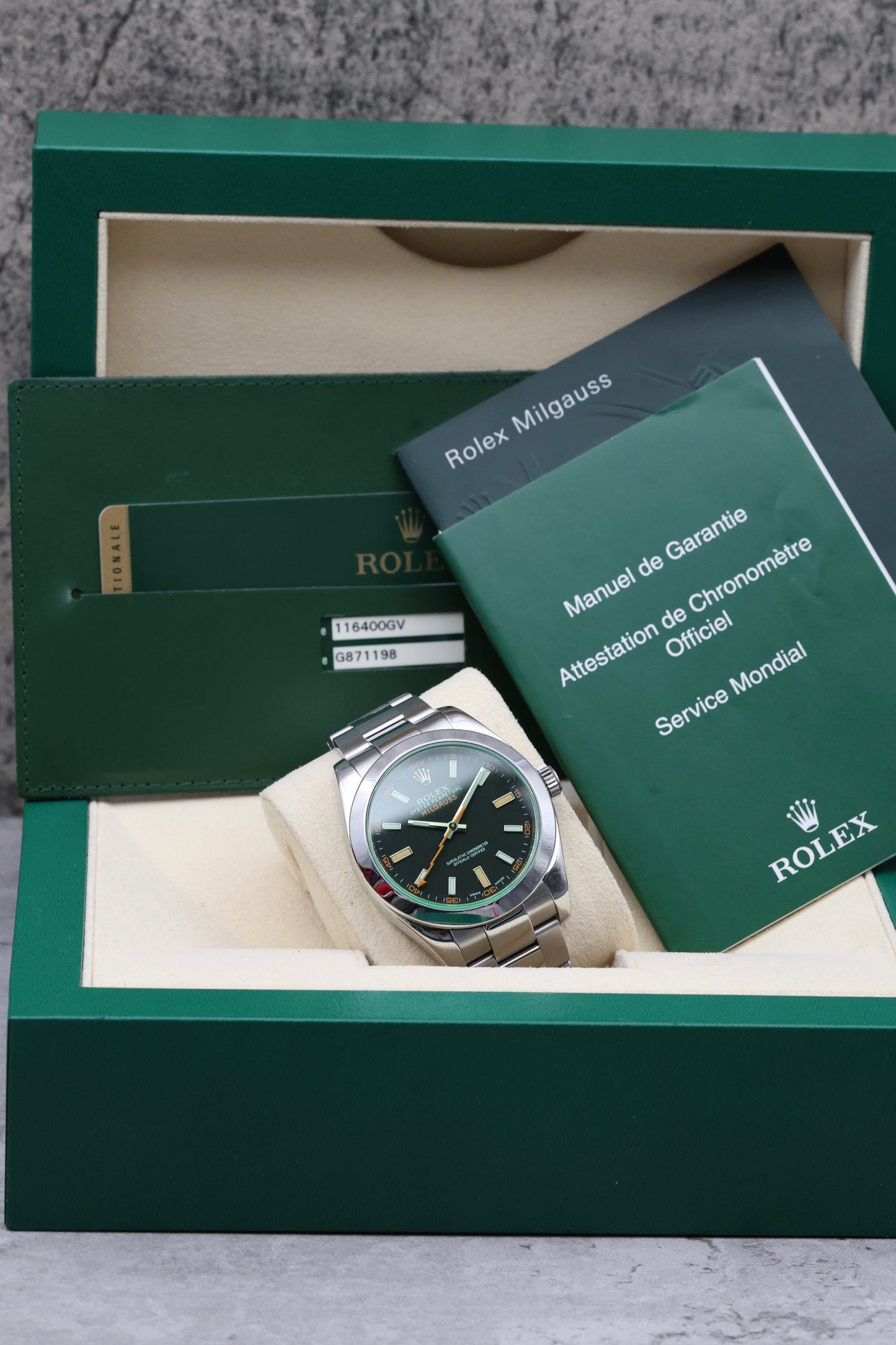 Rolex Milgauss 116400gv |