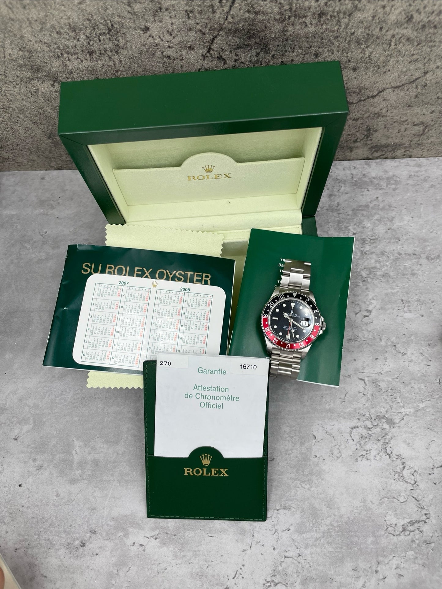 Rolex GMT-Master 16710 Stick Dial