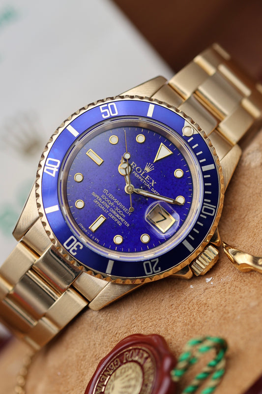 Rolex Submariner 16618 Lapis Lazuli