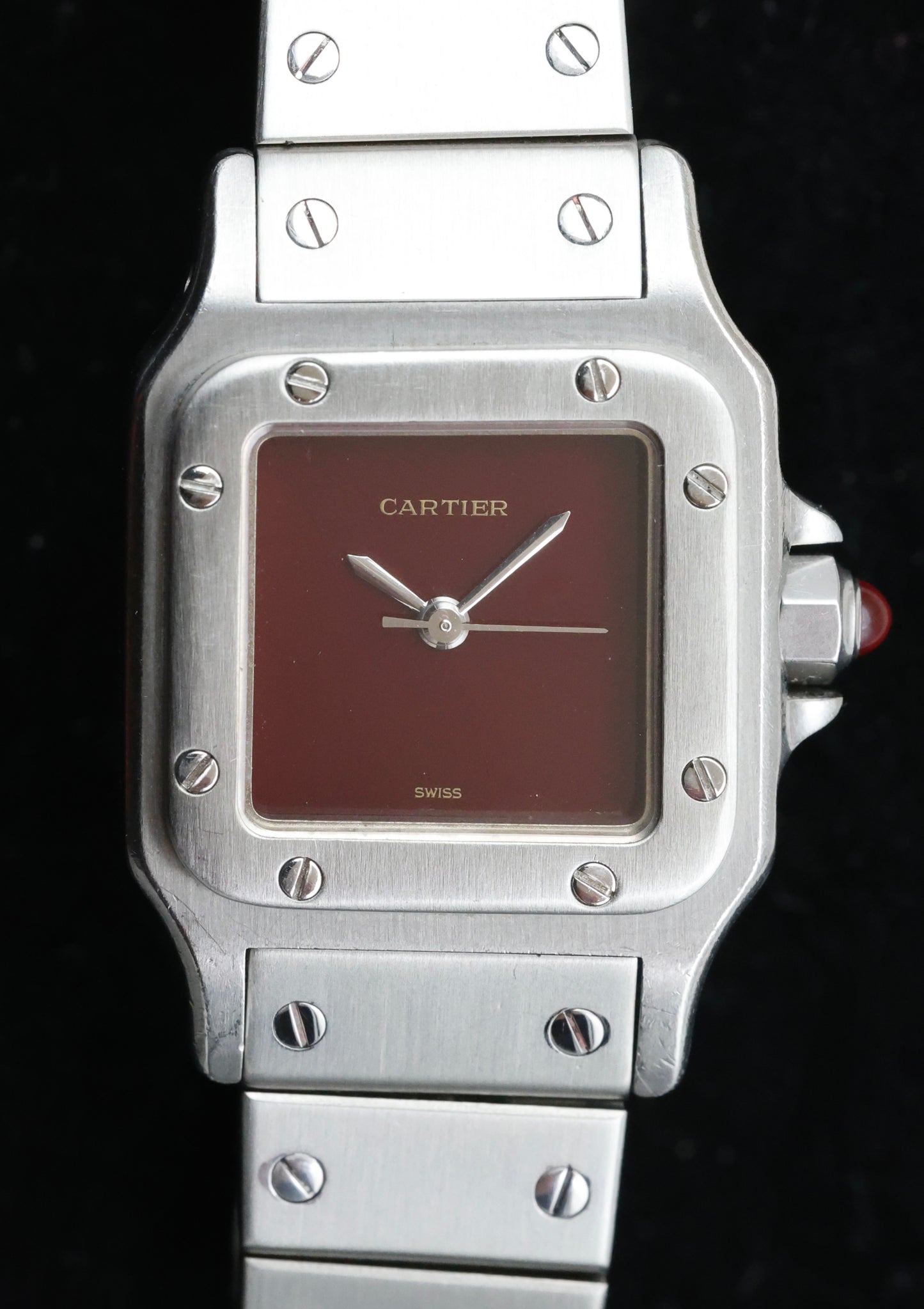 Cartier Santos 0901 Burgundy