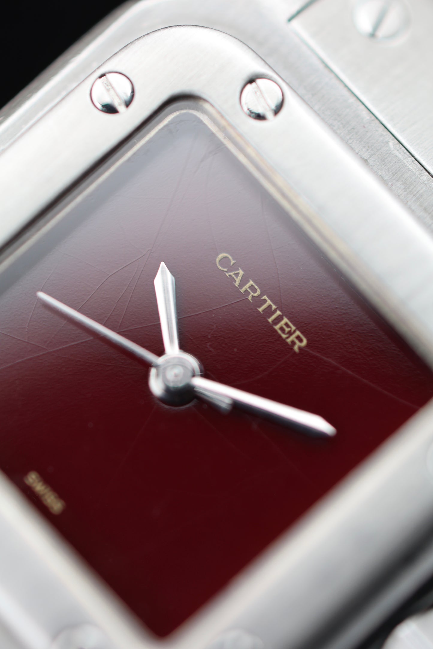 Cartier Santos 0901 Burgundy