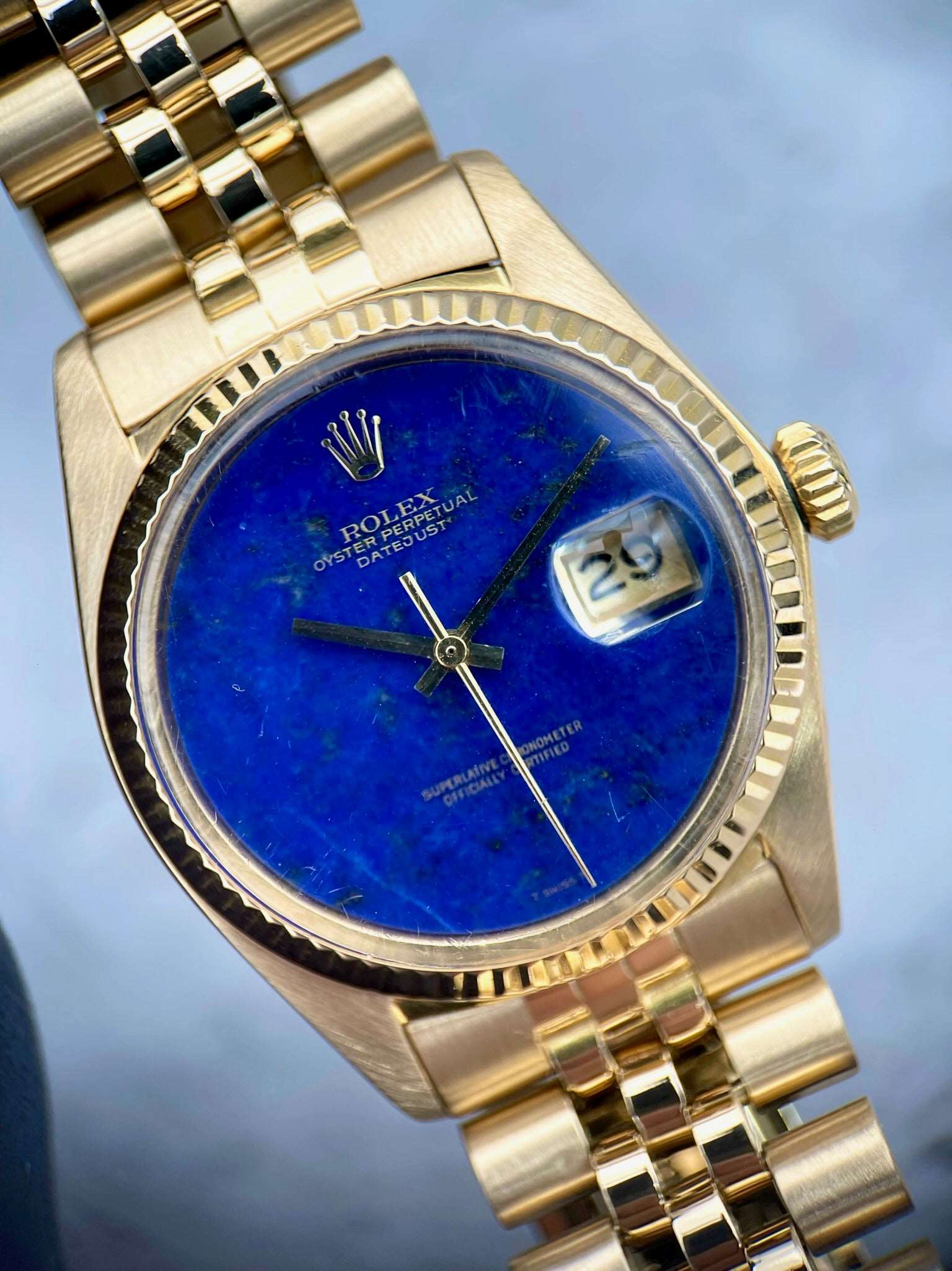 Rolex Datejust 36 Dial Lapis Lazuli