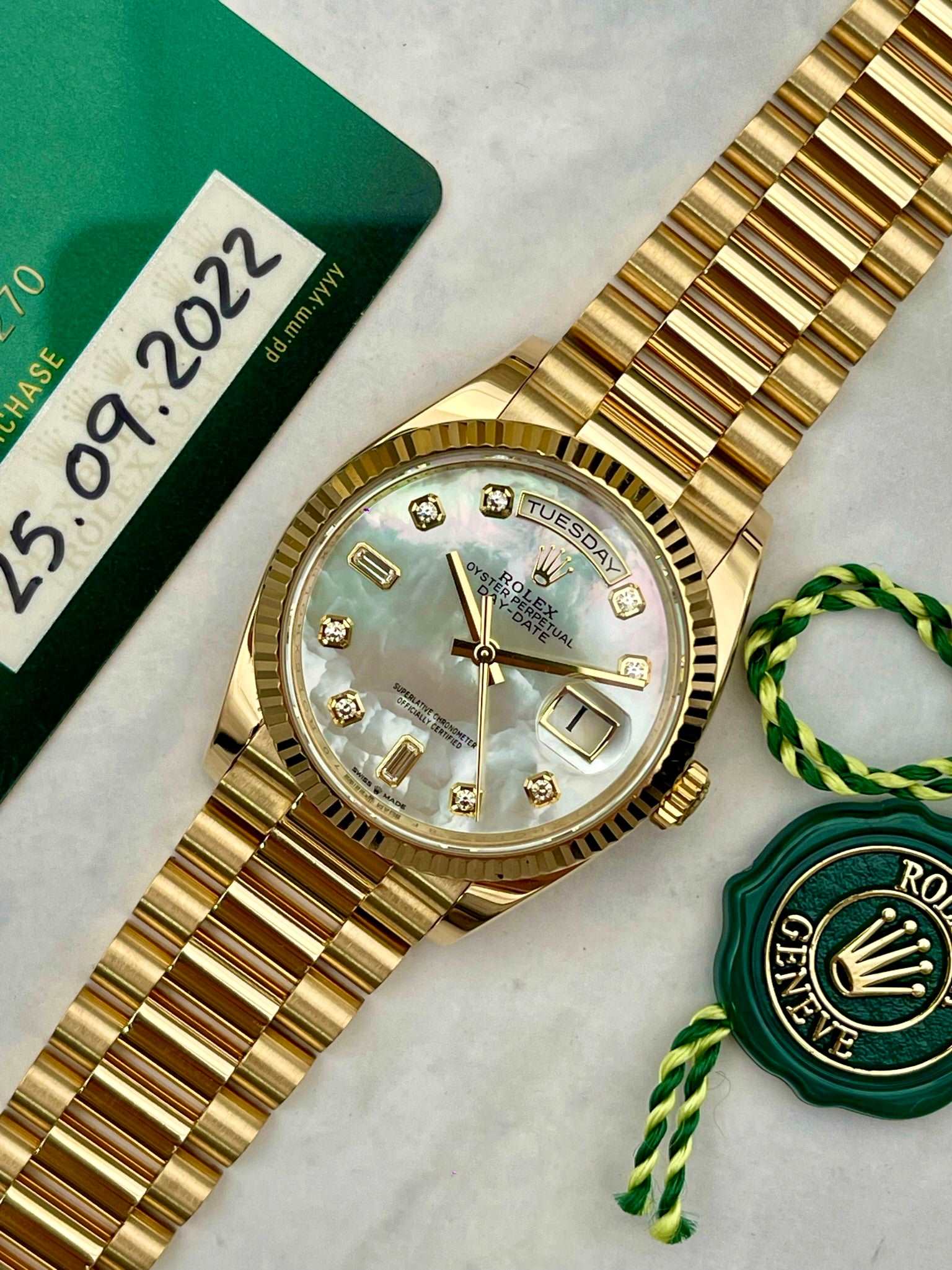 Rolex Day-date 36 Mother of Pearl